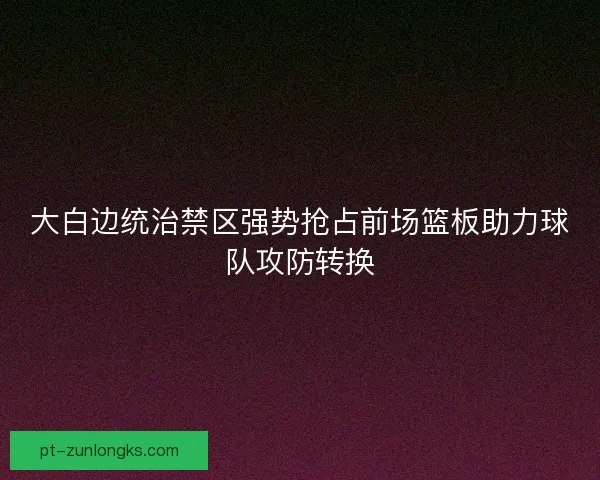 大白边统治禁区强势抢占前场篮板助力球队攻防转换